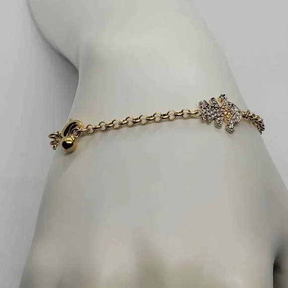 Brand New Brazilian 18k Gold Filled 3 Daughter Bracelet - Picture 5 of 5